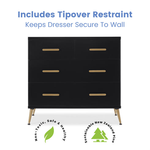 Delta Sloane 4 Drawer Dresser With Changing Top